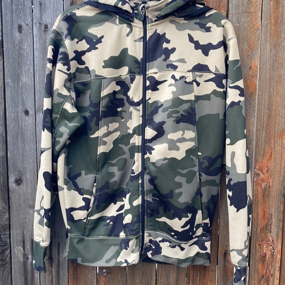 Camouflage full zip hoodie - Picture 1 of 6